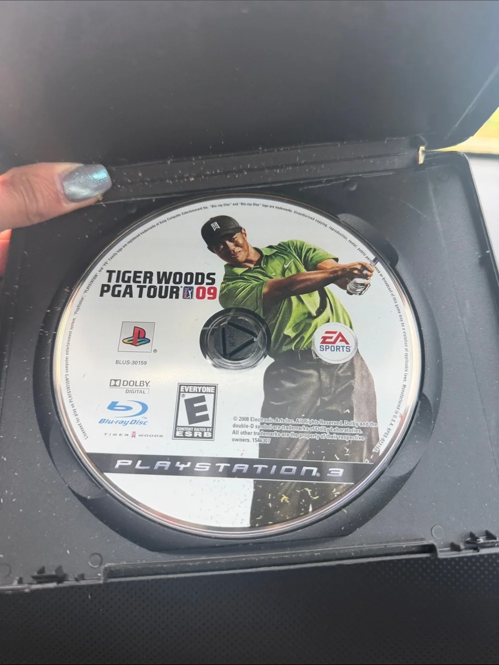 GameStop / EB Games generic replacement video game case tiger woods 2009